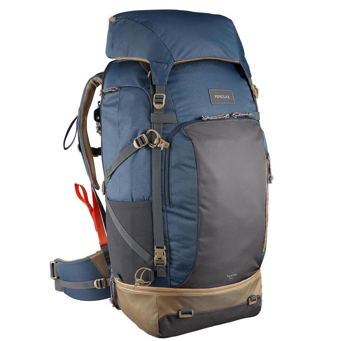 Men's Travel Backpack, Storm Grey, No Color, large image number 4