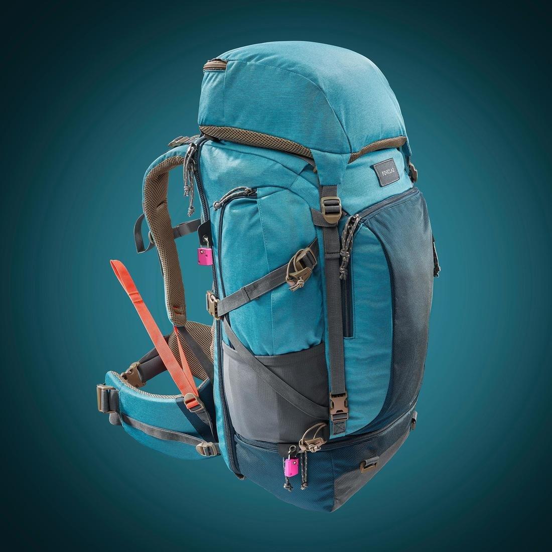 Adult Women's Travel Backpack, Blue, No Color, large image number 2
