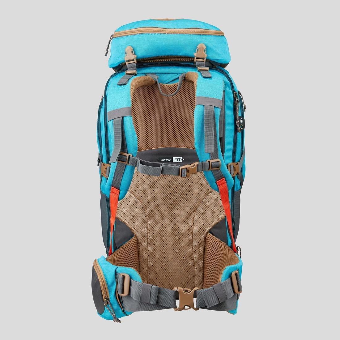 Adult Women's Travel Backpack, Blue, No Color, large image number 5