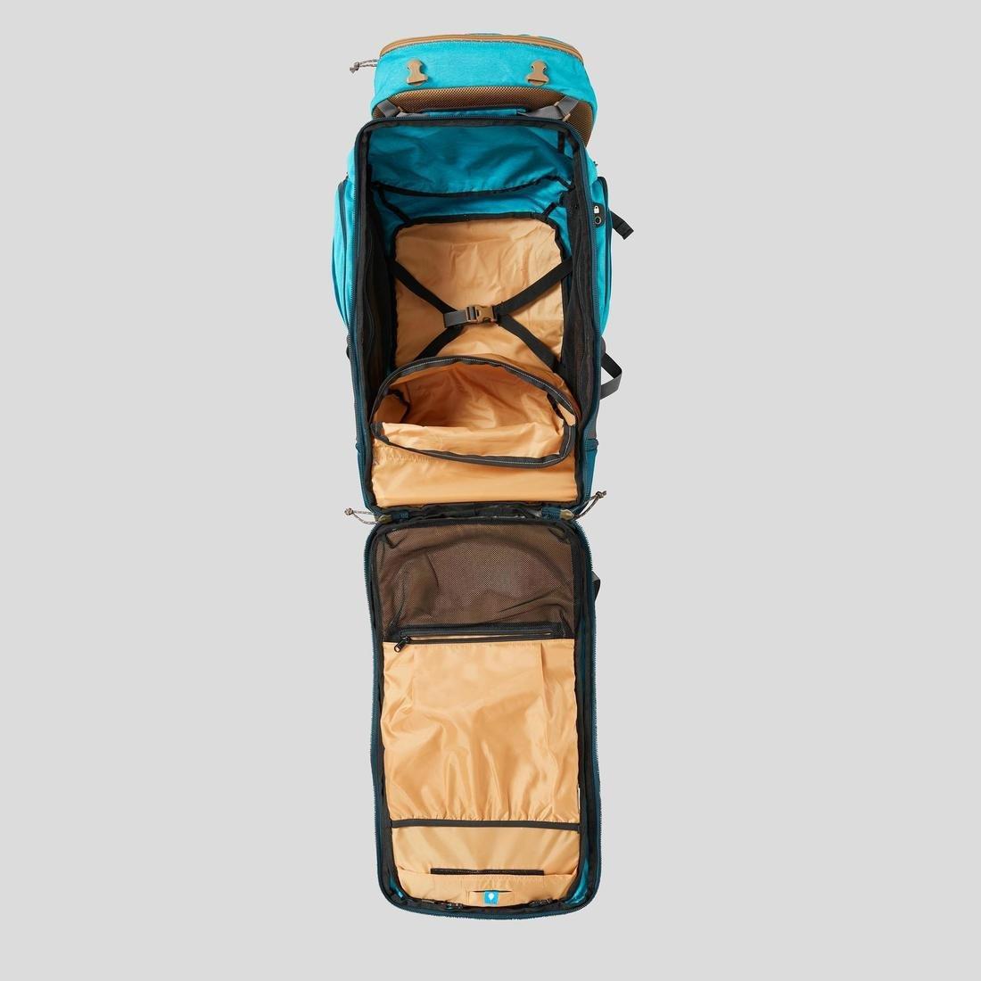 Adult Women's Travel Backpack, Blue, No Color, large image number 7