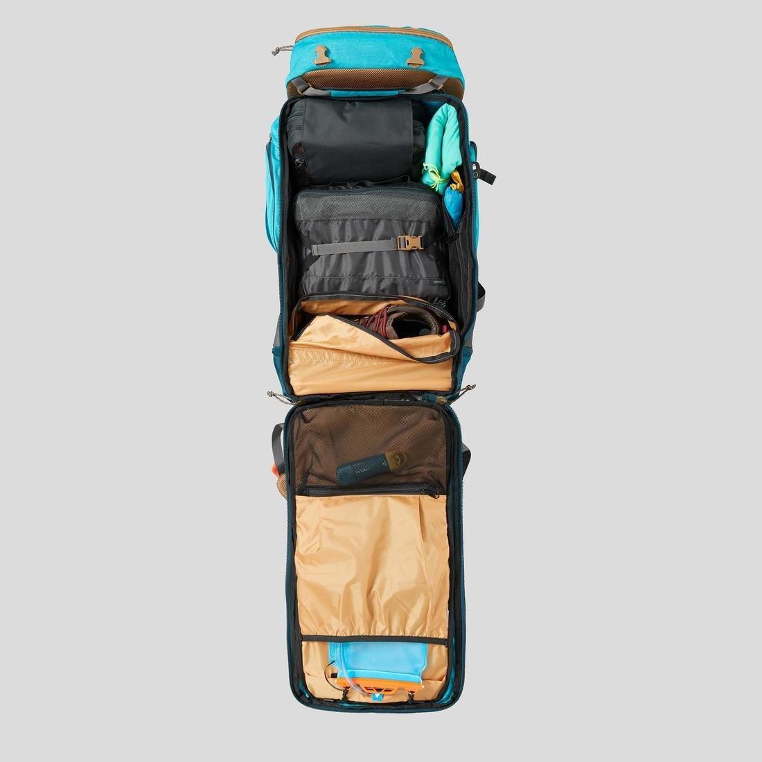 Adult Women's Travel Backpack, Blue, No Color, large image number 8