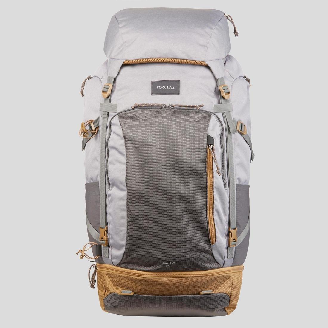 Women Travel Backpack Travel 500, Grey, No Color, large image number 3