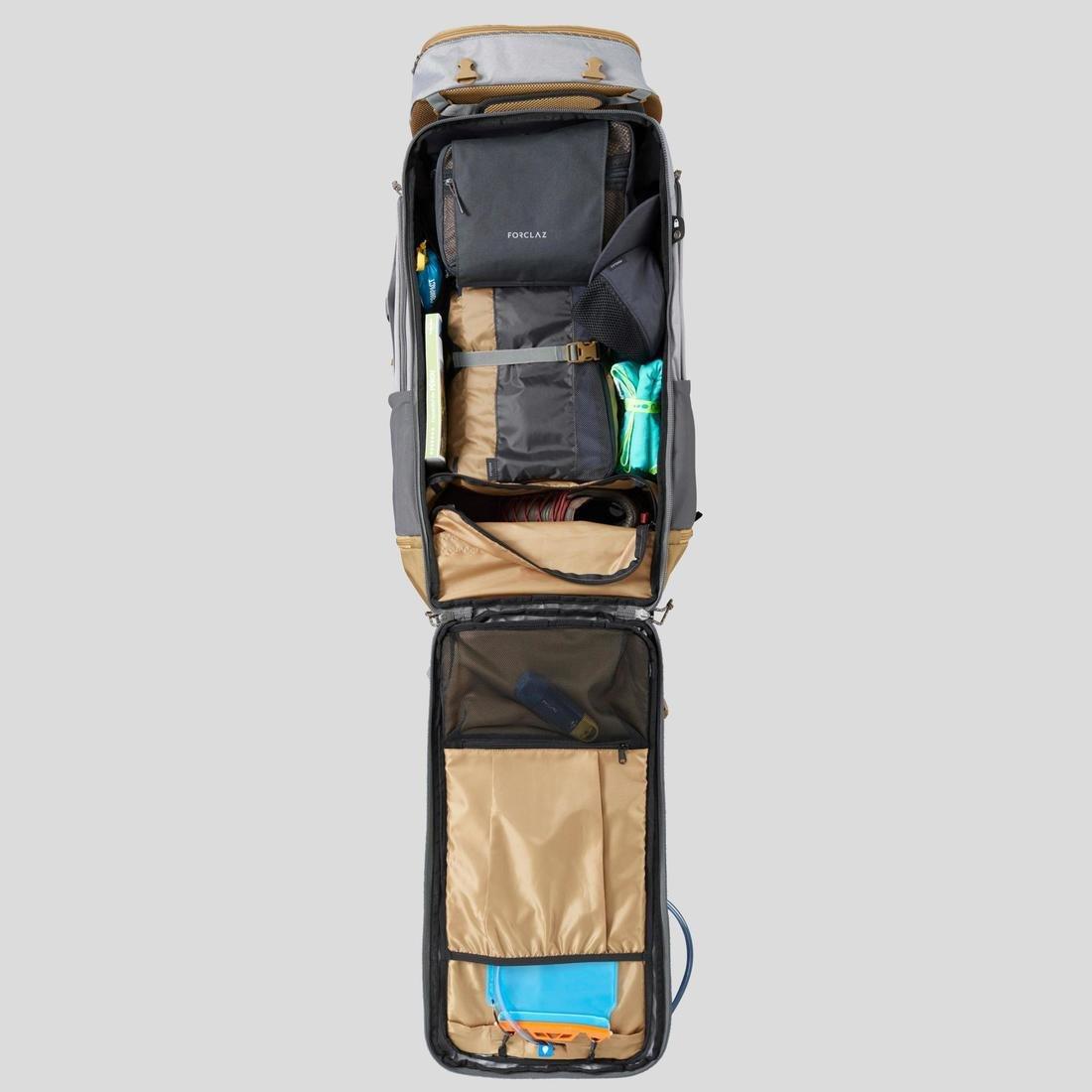 Women Travel Backpack Travel 500, Grey, No Color, large image number 8