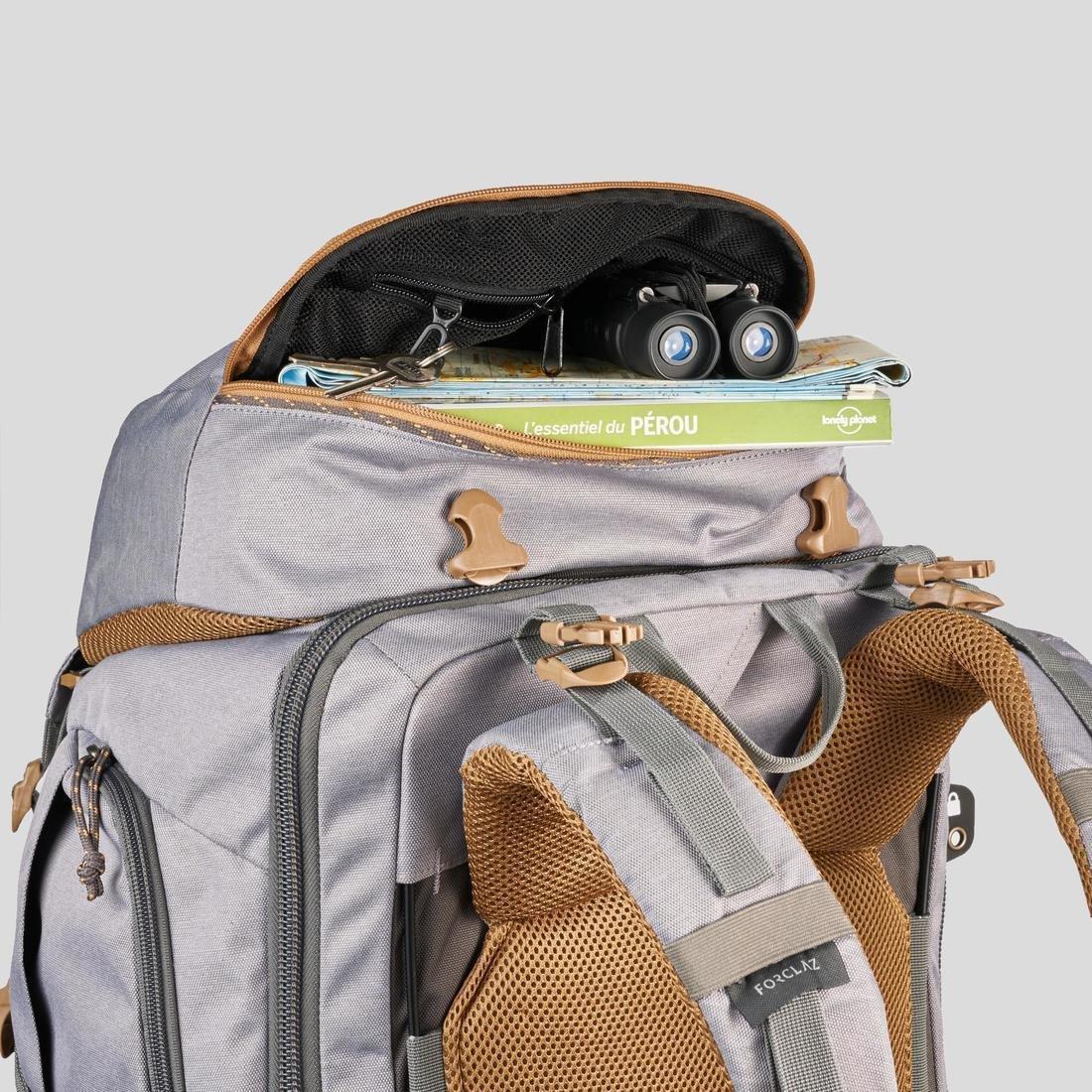 Women Travel Backpack Travel 500, Grey, No Color, large image number 11