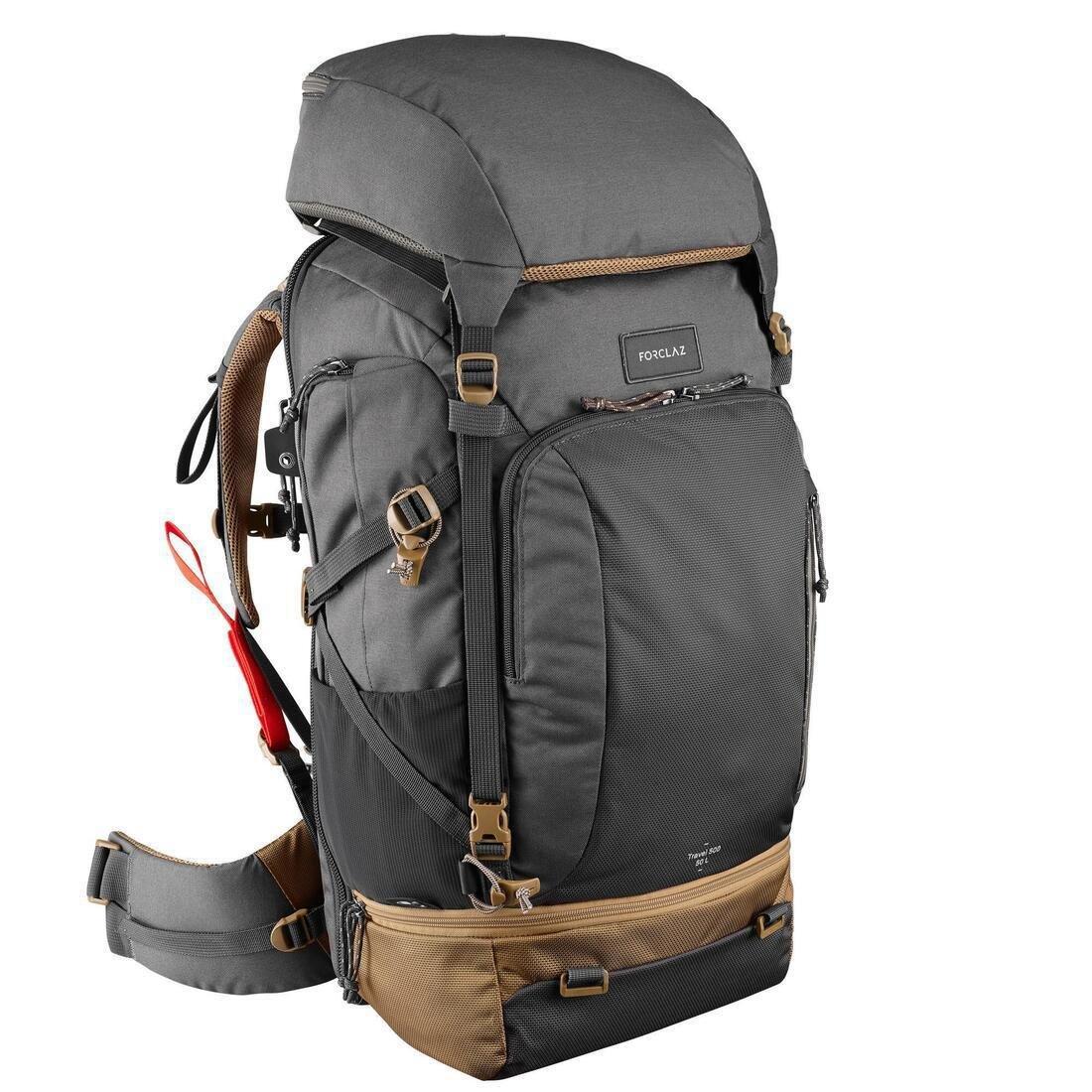 Men's Travel Backpack, Granite, No Color, large image number 0