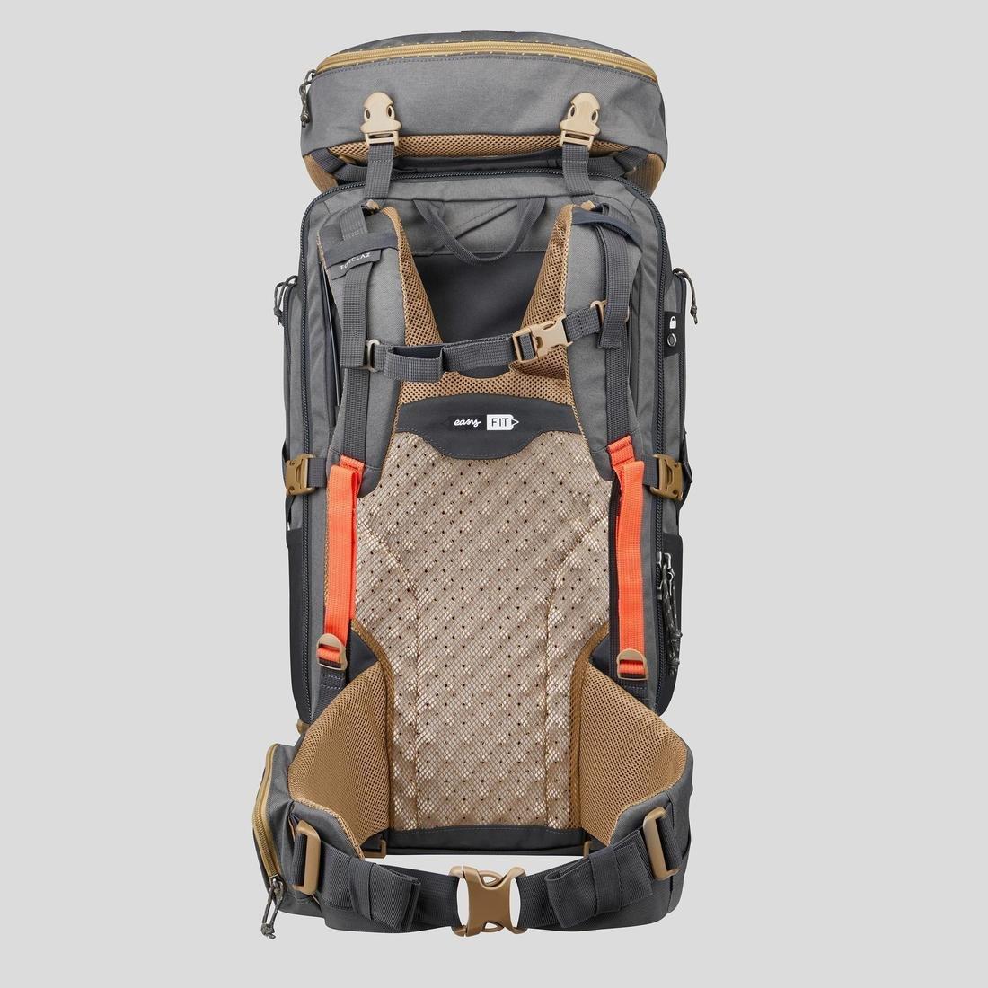 Men's Travel Backpack, Granite, No Color, large image number 5