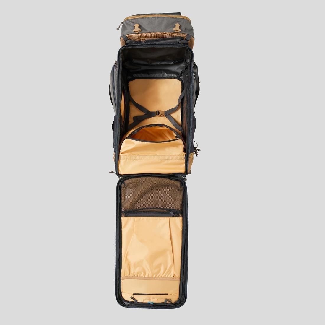 Men's Travel Backpack, Granite, No Color, large image number 7