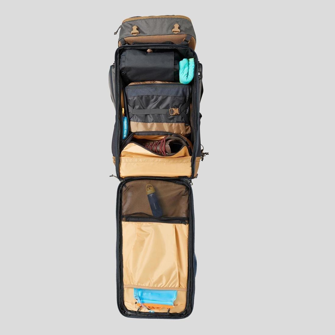 Men's Travel Backpack, Granite, No Color, large image number 8