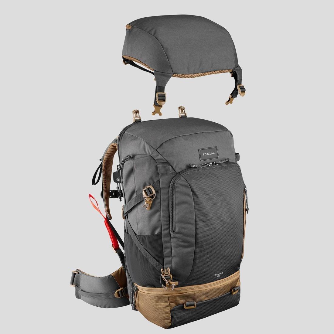 Men's Travel Backpack, Granite, No Color, large image number 9