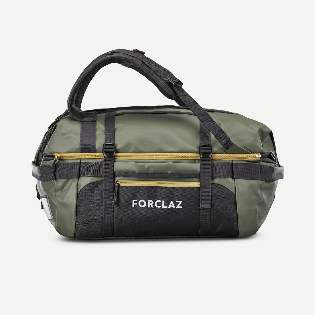 FORCLAZ - Trekking Carry Bag Duffel 500 Extend, Dark Ivy Green