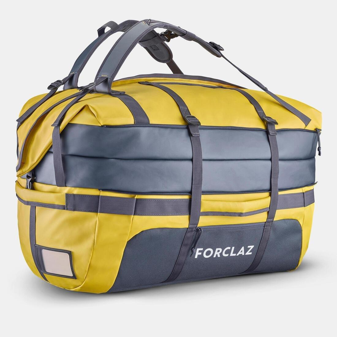 FORCLAZ - Trekking Transport Bag Extend, Khaki Grey