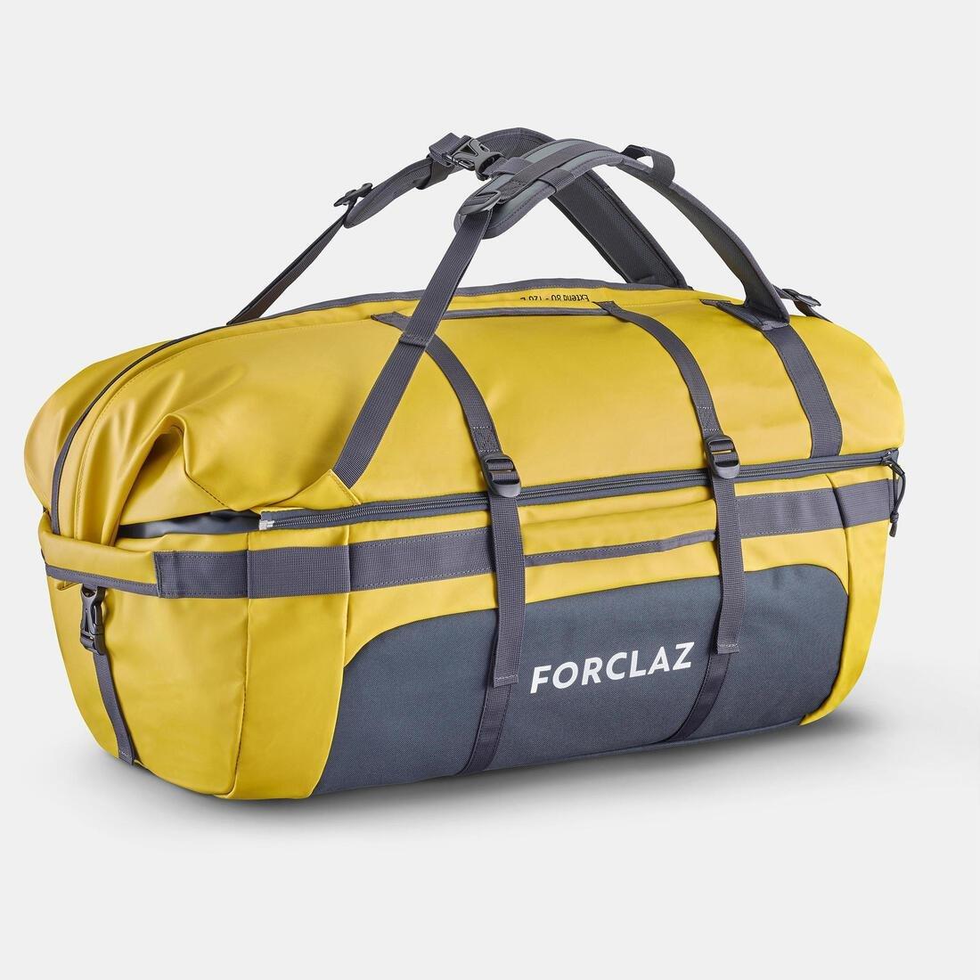 FORCLAZ - Trekking Transport Bag Extend, Khaki Grey