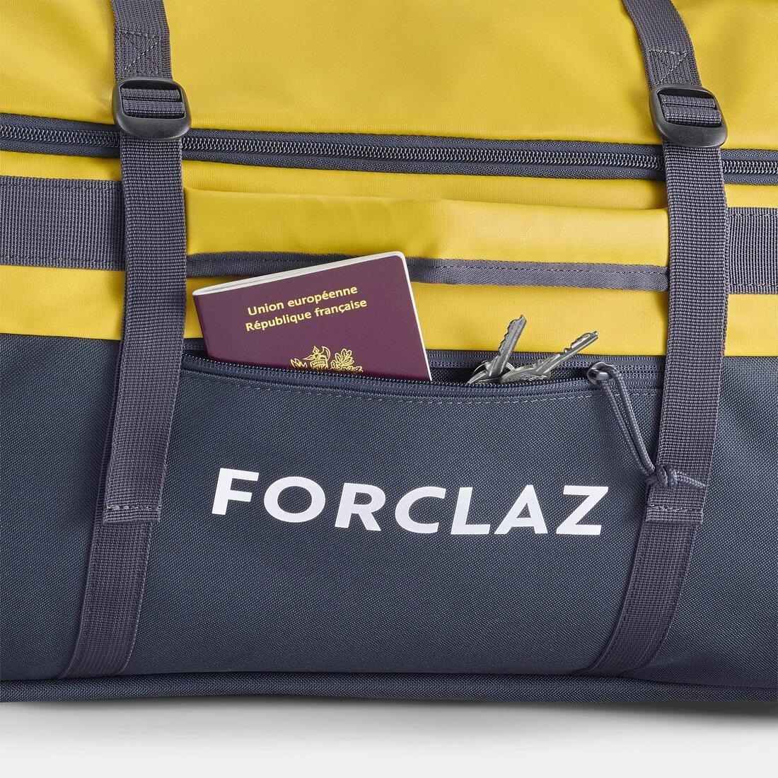 FORCLAZ - Trekking Transport Bag Extend, Khaki Grey