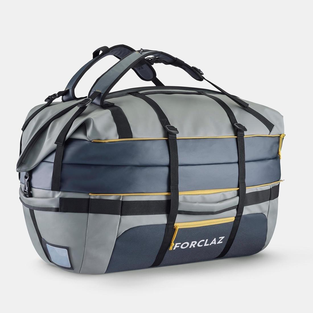 FORCLAZ - Trekking Transport Bag Extend, Khaki Grey