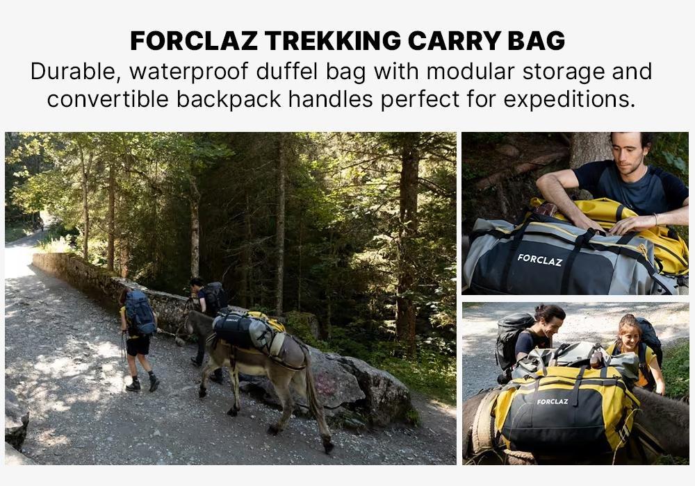 Trekking Transport Bag Extend, Khaki Grey, No Color, large image number 18