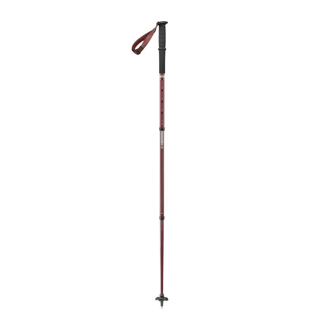 FORCLAZ - Easy Adjust Country Walking Pole | A200, Chocolate Truffle