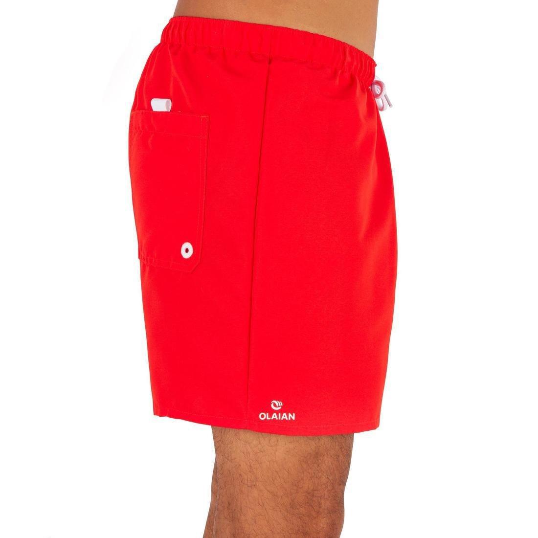 OLAIAN - Hendaia Short Boardshorts, NT, Bright Red