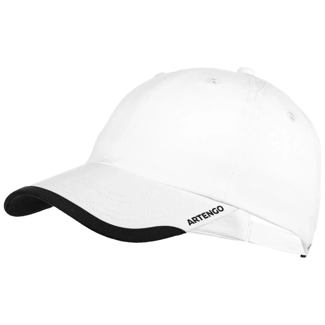 ARTENGO - Adult Flexible Tennis Cap TC 100 S58-White