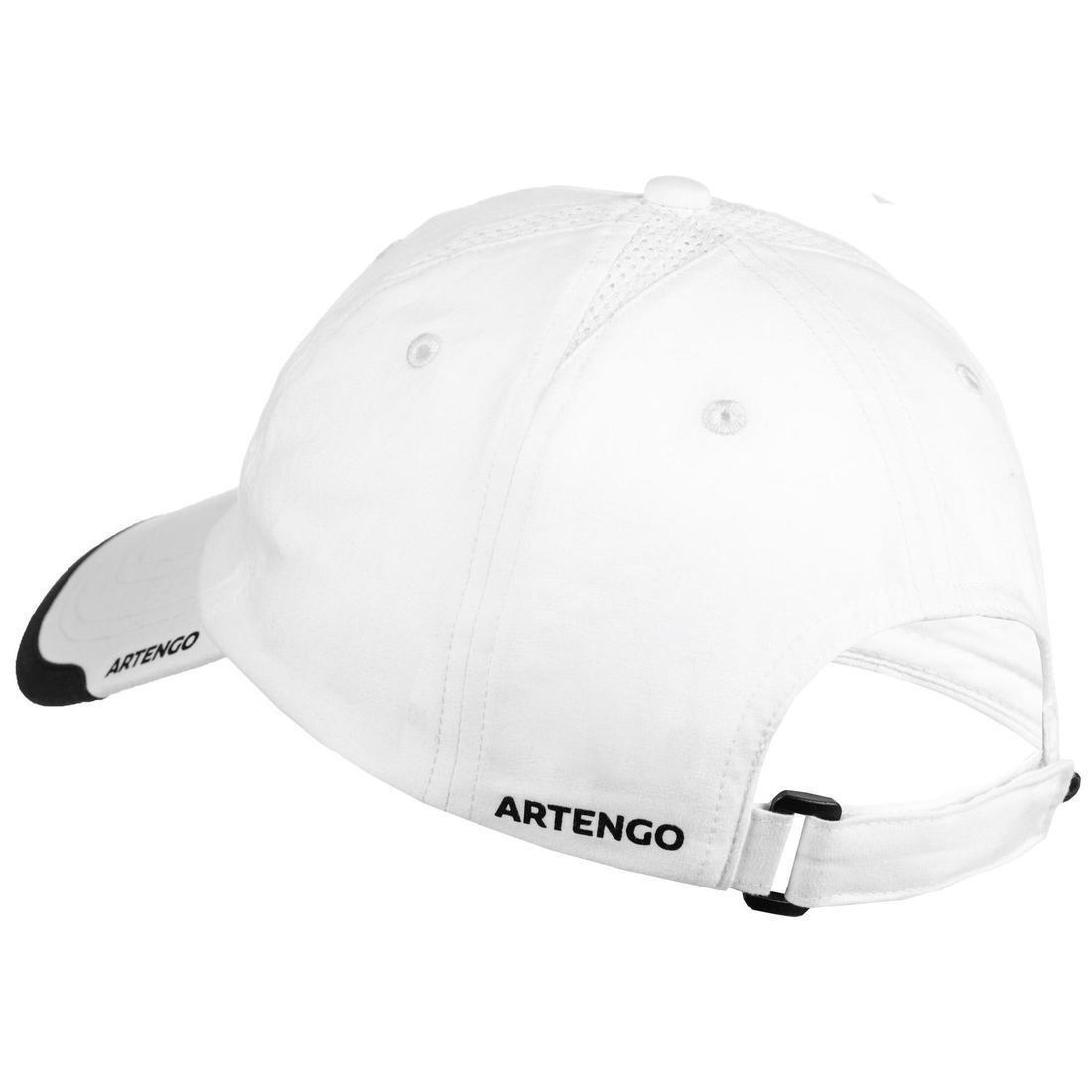 Adult Flexible Tennis Cap TC 100 S58-White, No Color, large image number 7