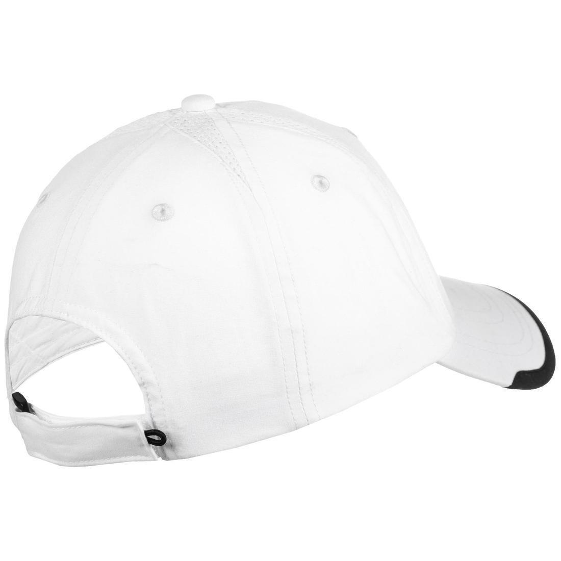 Adult Flexible Tennis Cap TC 100 S58-White, No Color, large image number 8