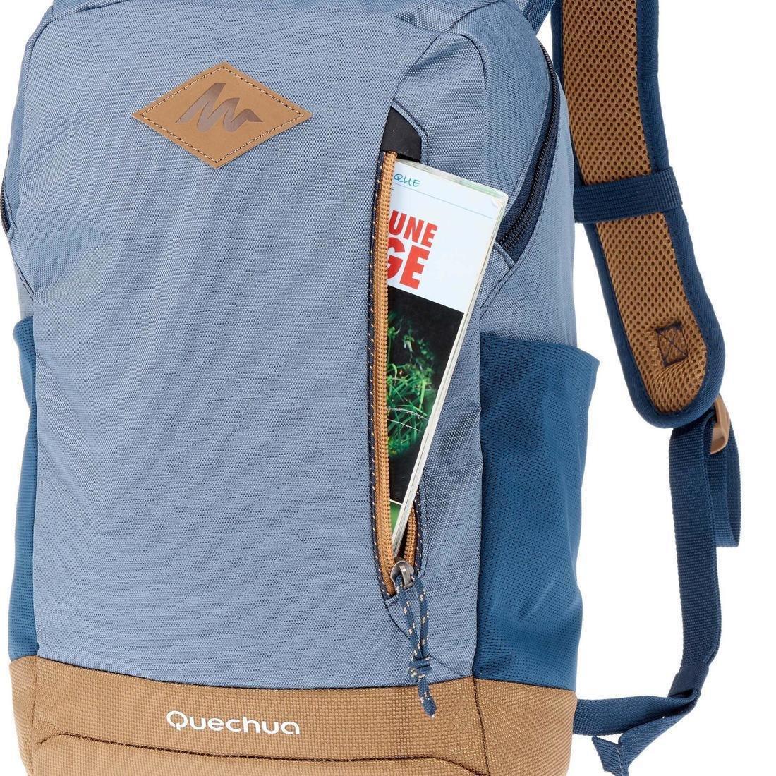 QUECHUA - Country Walking Backpack, Blue Grey