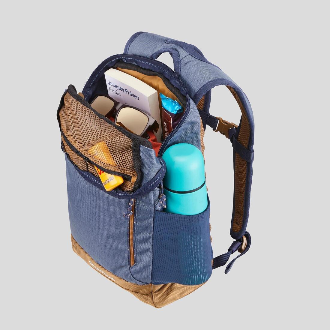 QUECHUA - Country Walking Backpack, Blue Grey