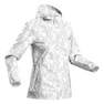 QUECHUA - Women's Country Walking Waterproof Jacket Raincut Zip, White