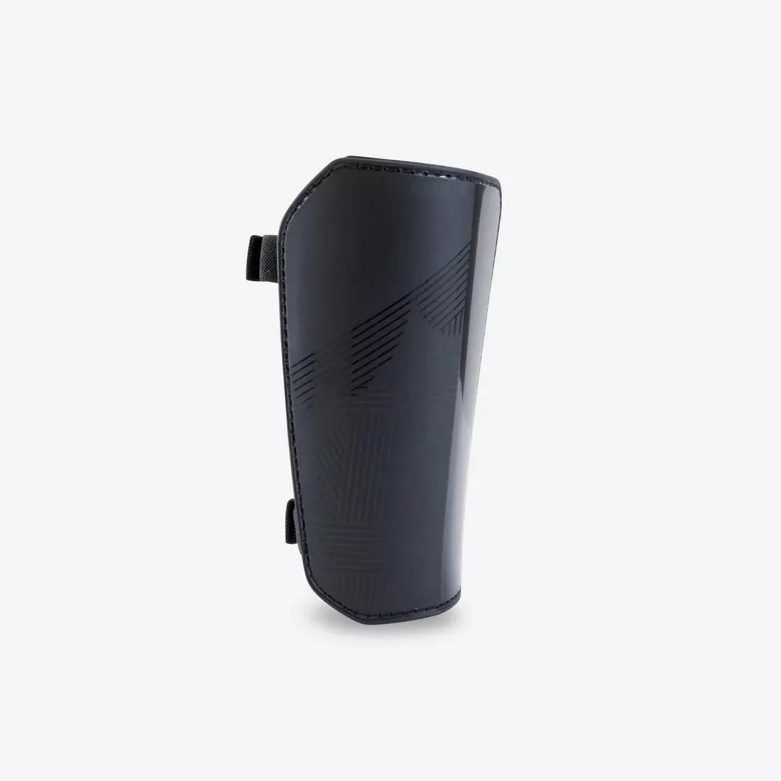 F100 Kids' Football Shin Pads, Black, No Color, large image number 0