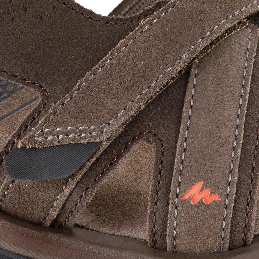 Men's Hiking Sandals Nh120, Walnut Brown, No Color, large image number 8