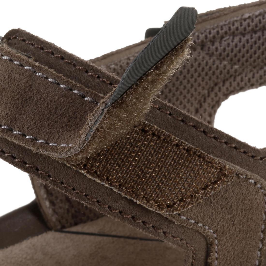 Men's Hiking Sandals Nh120, Walnut Brown, No Color, large image number 9