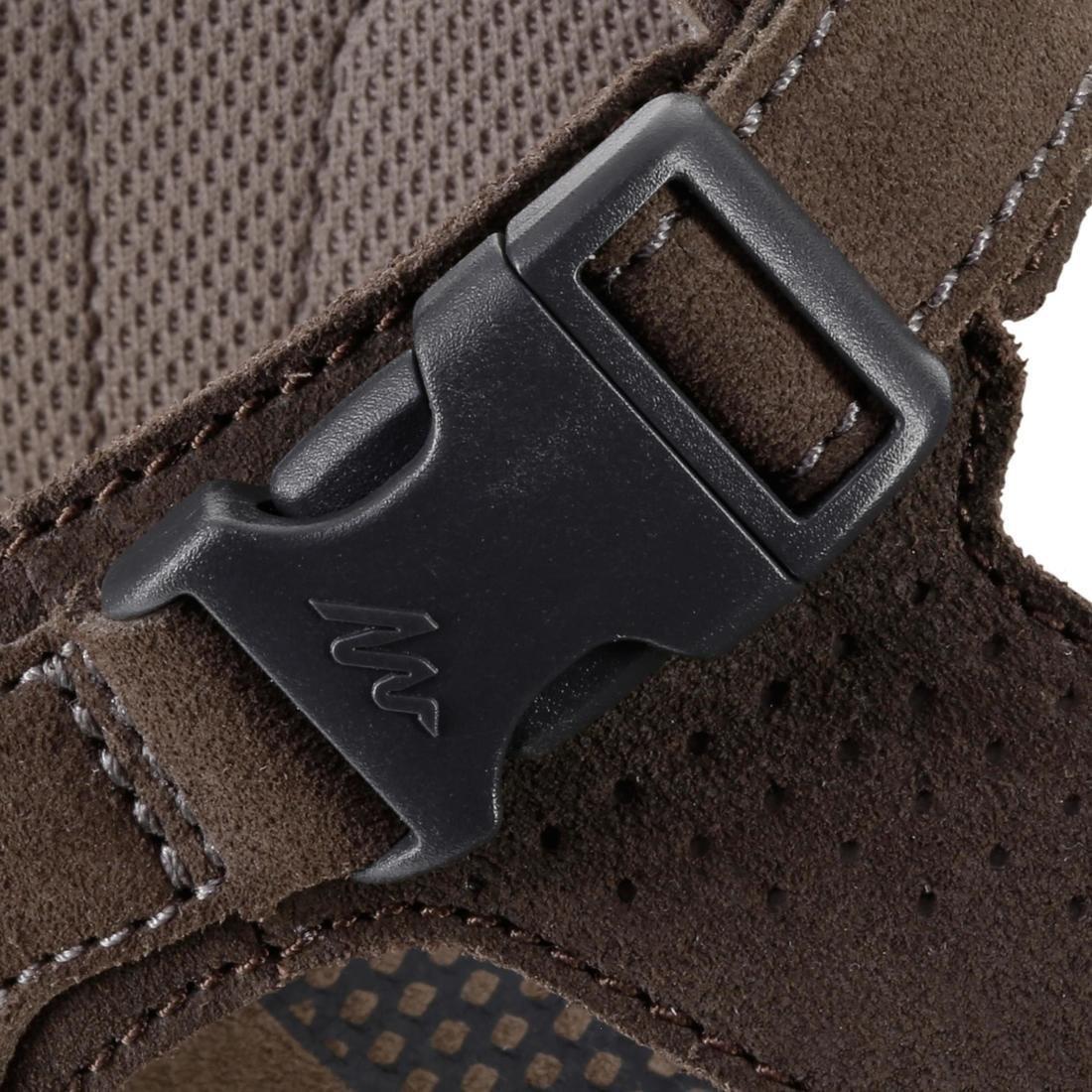 Men's Hiking Sandals Nh120, Walnut Brown, No Color, large image number 10