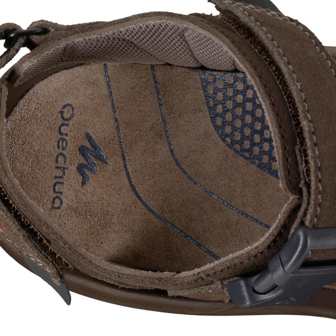 Men's Hiking Sandals Nh120, Walnut Brown, No Color, large image number 11