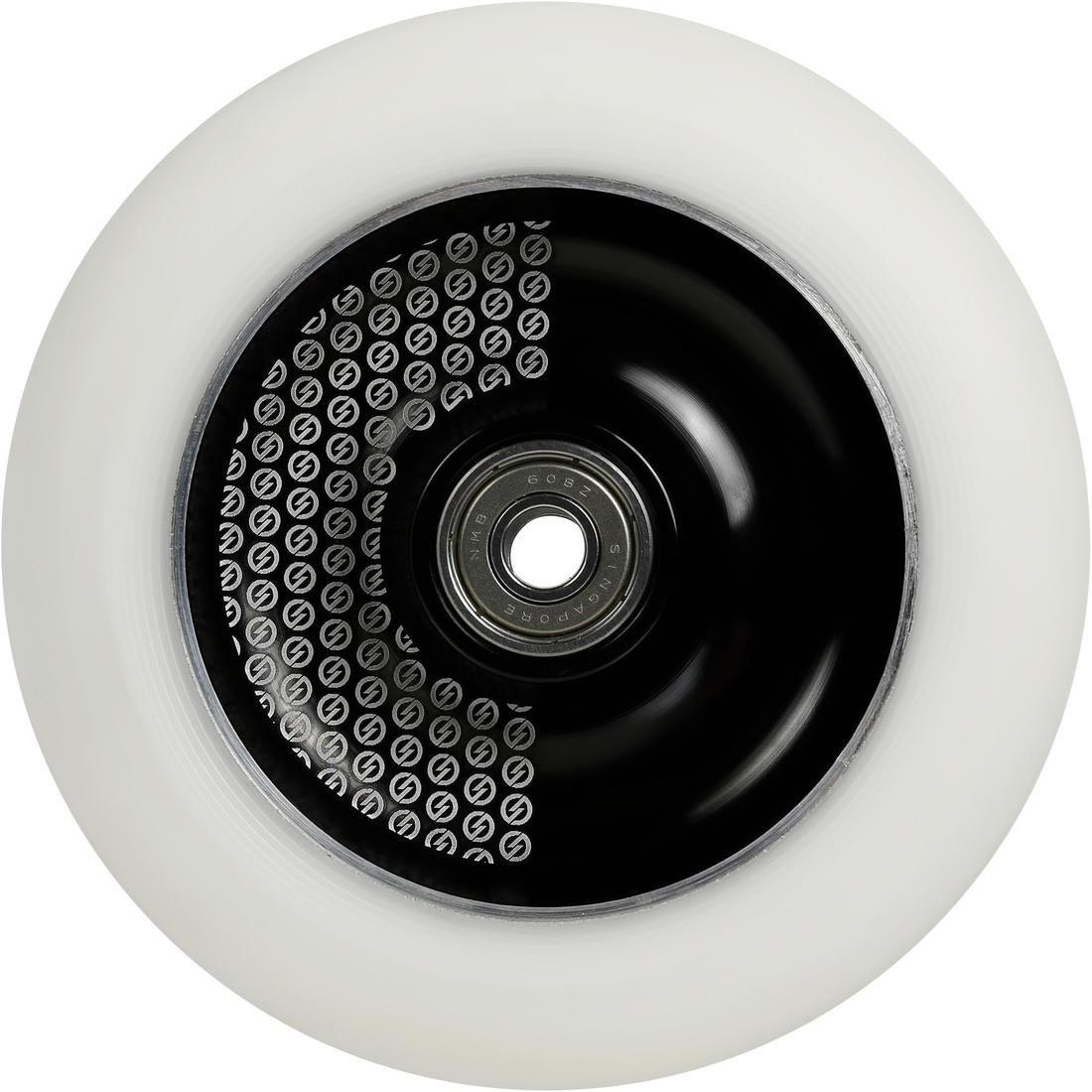 Black Alu White PU Freestyle Scooter Wheel, No Color, large image number 0