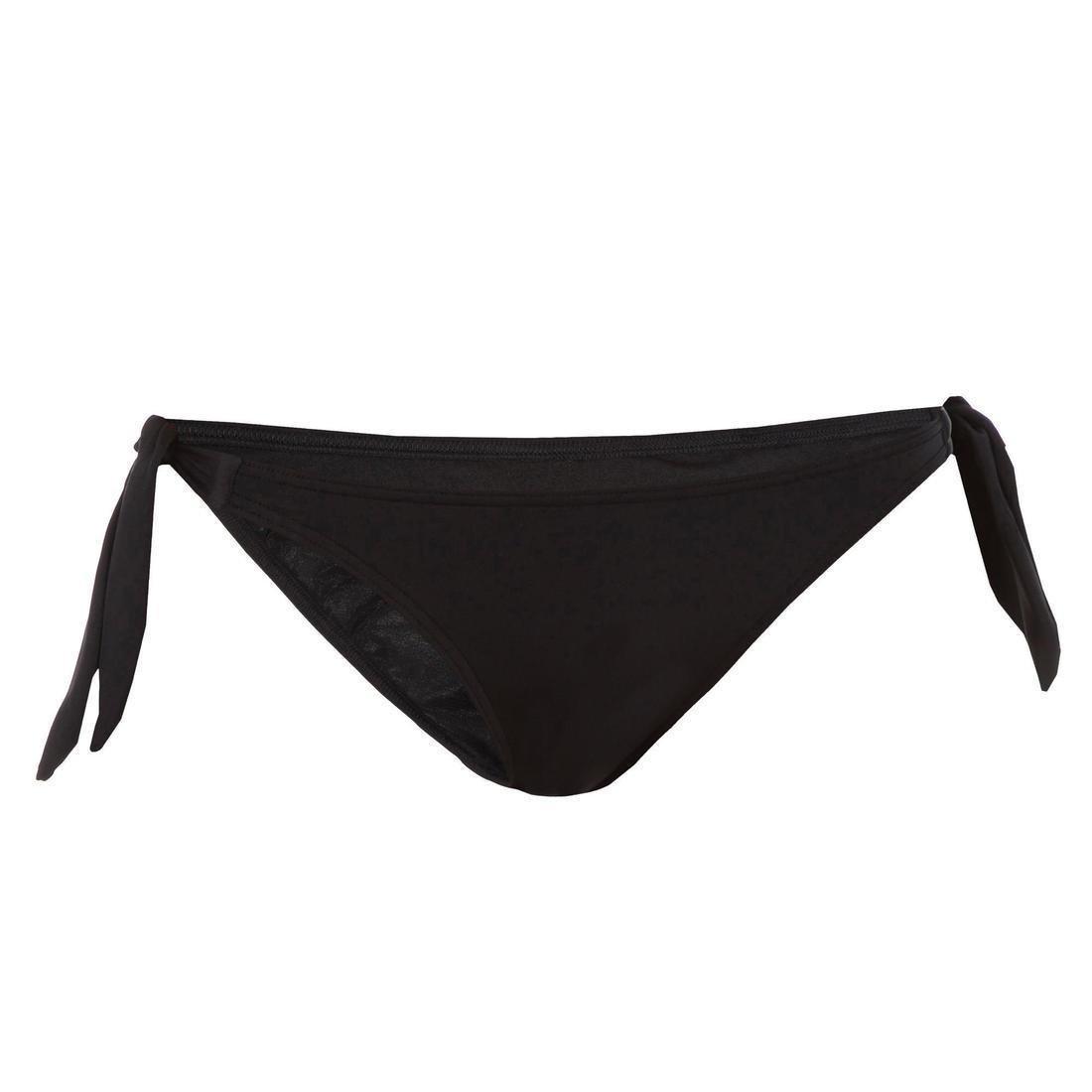Sabi Women's Tie-Side High-Leg Swimsuit Bottom Bikini Briefs, Black, , large image number 1