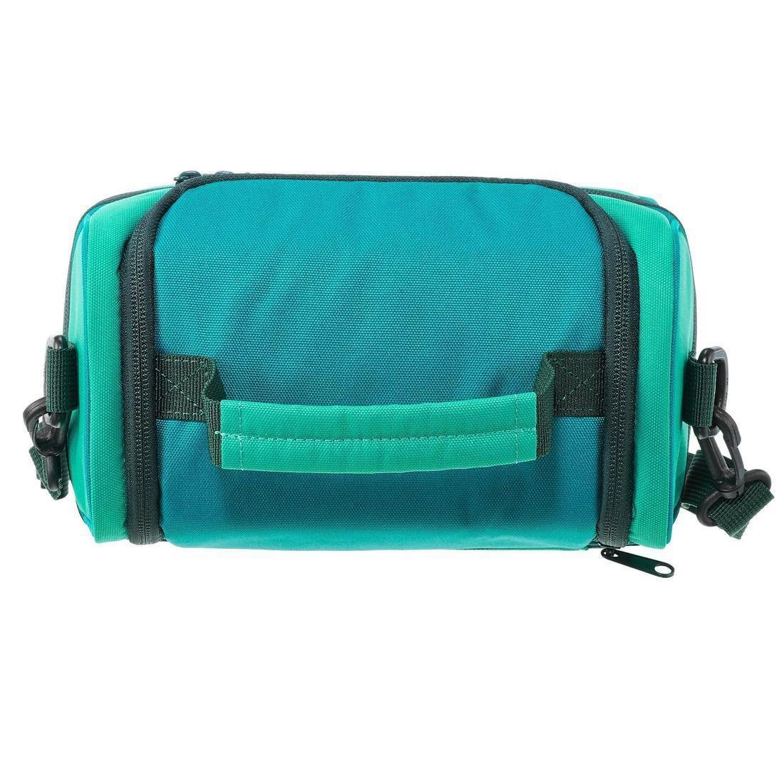 QUECHUA - Insulated Lunch Box - 2 Food Boxes Included, Deep Petrol Blue