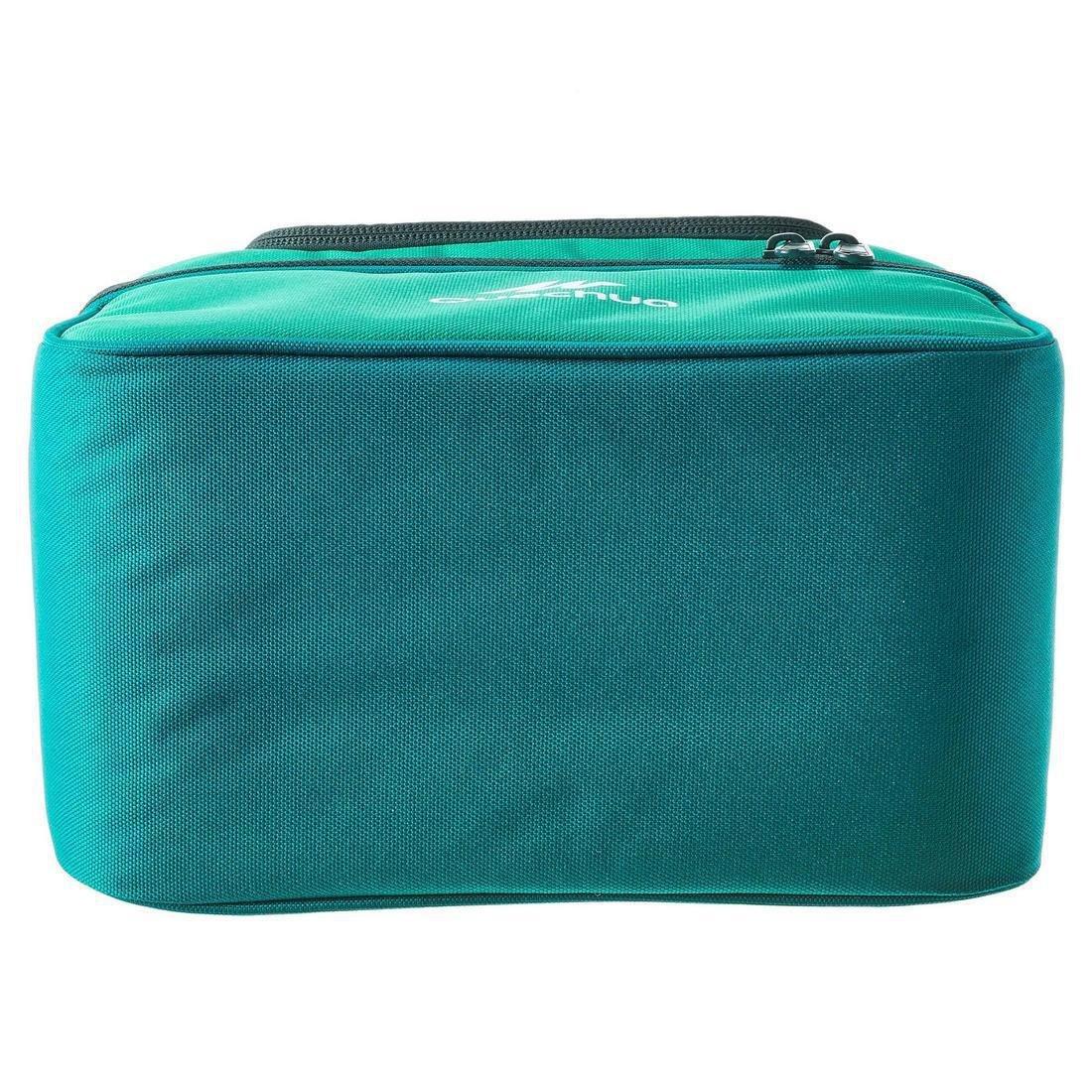 QUECHUA - Insulated Lunch Box - 2 Food Boxes Included, Deep Petrol Blue