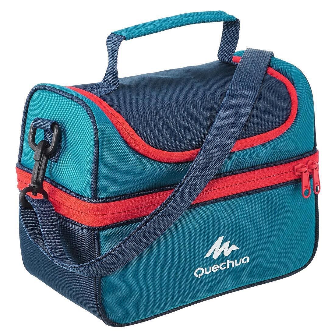 Insulated Lunch Box - 2 Food Boxes Included, Caribbean Green, No Color, large image number 7