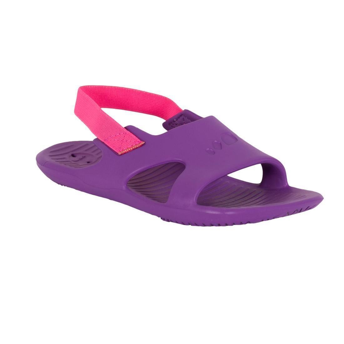 NABAIJI - Kids Girls Pool Sandals - Slap 100, Purple