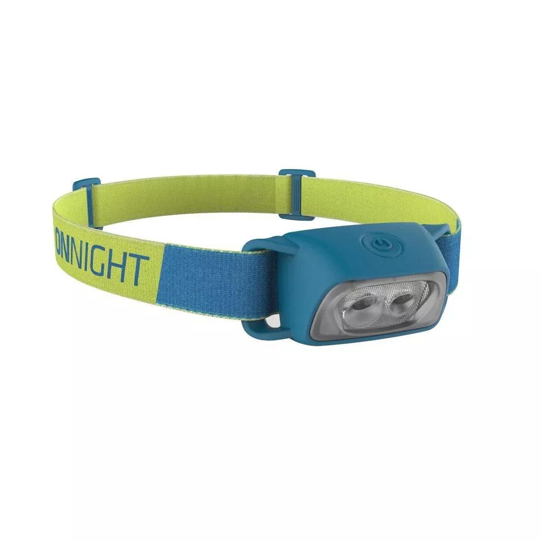 FORCLAZ - 80 Lumen Battery-Operated Head Lamp, Light Blue