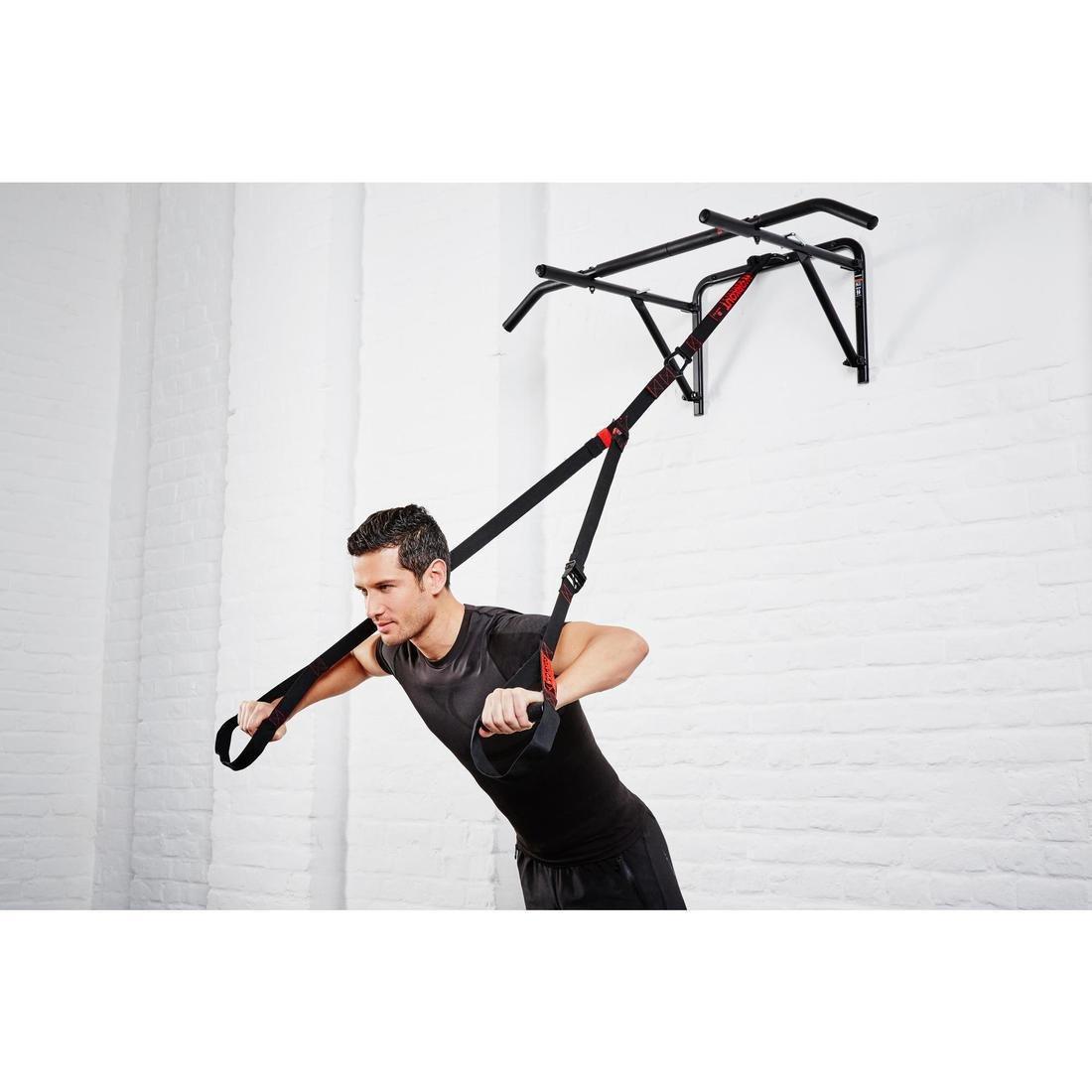 Strength Training Pull-Up Bar 900, Black, No Color, large image number 10