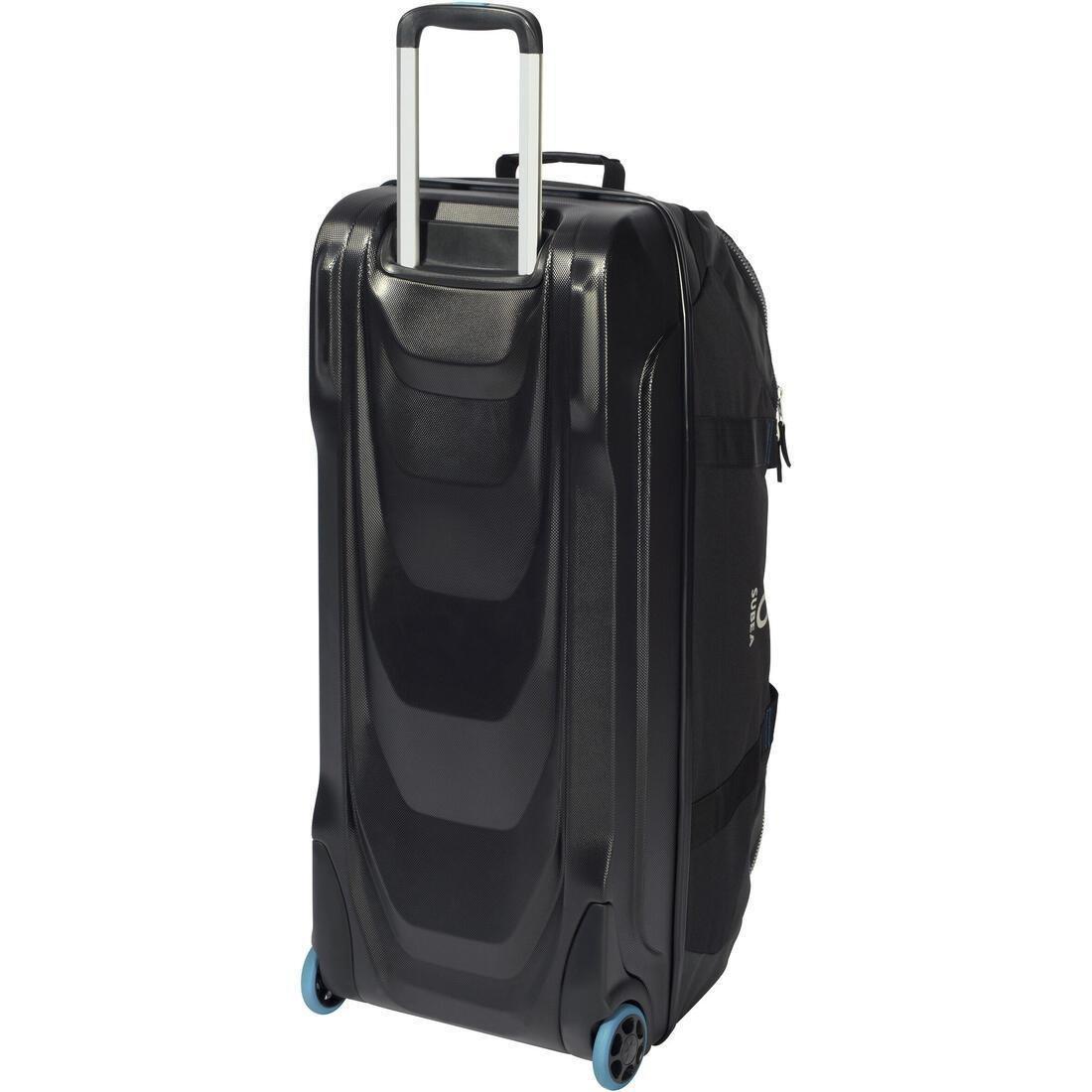 Scuba-Diving Travel Bag - 90�L With Rigid Shell And Wheels, Black, No Color, large image number 4