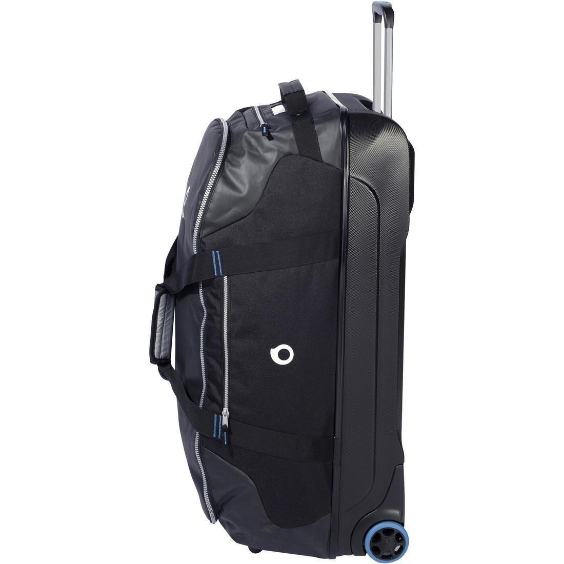 Scuba-Diving Travel Bag - 90�L With Rigid Shell And Wheels, Black, No Color, large image number 6