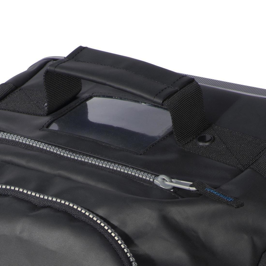 Scuba-Diving Travel Bag - 90�L With Rigid Shell And Wheels, Black, No Color, large image number 10