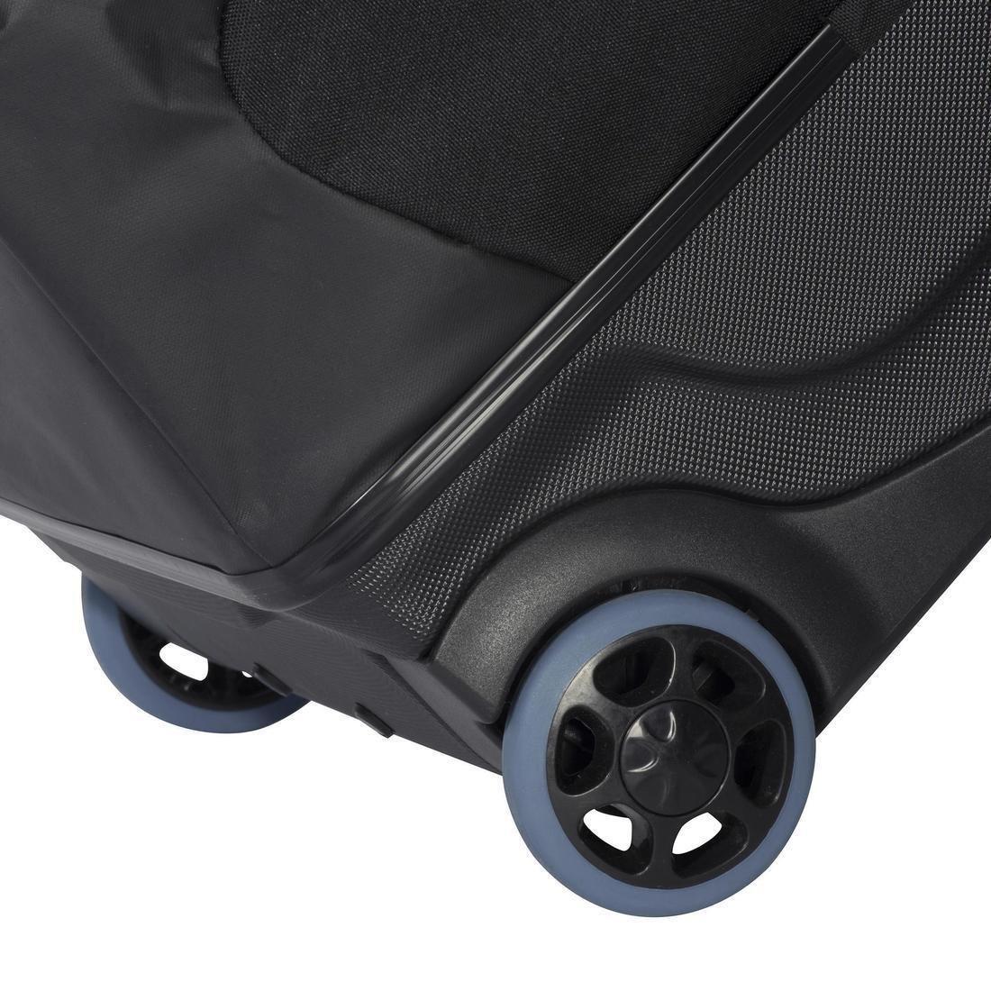 Scuba-Diving Travel Bag - 90�L With Rigid Shell And Wheels, Black, No Color, large image number 14