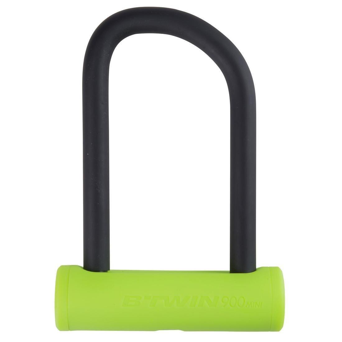Bike Mini D Lock And Cable Set, Yellow, , large image number 1