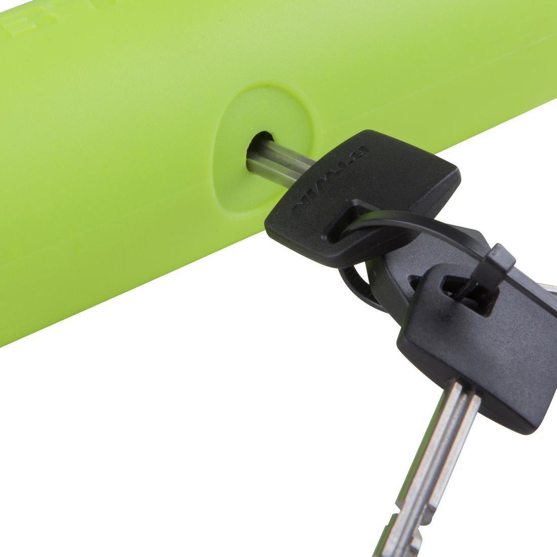 Bike Mini D Lock And Cable Set, Yellow, , large image number 2