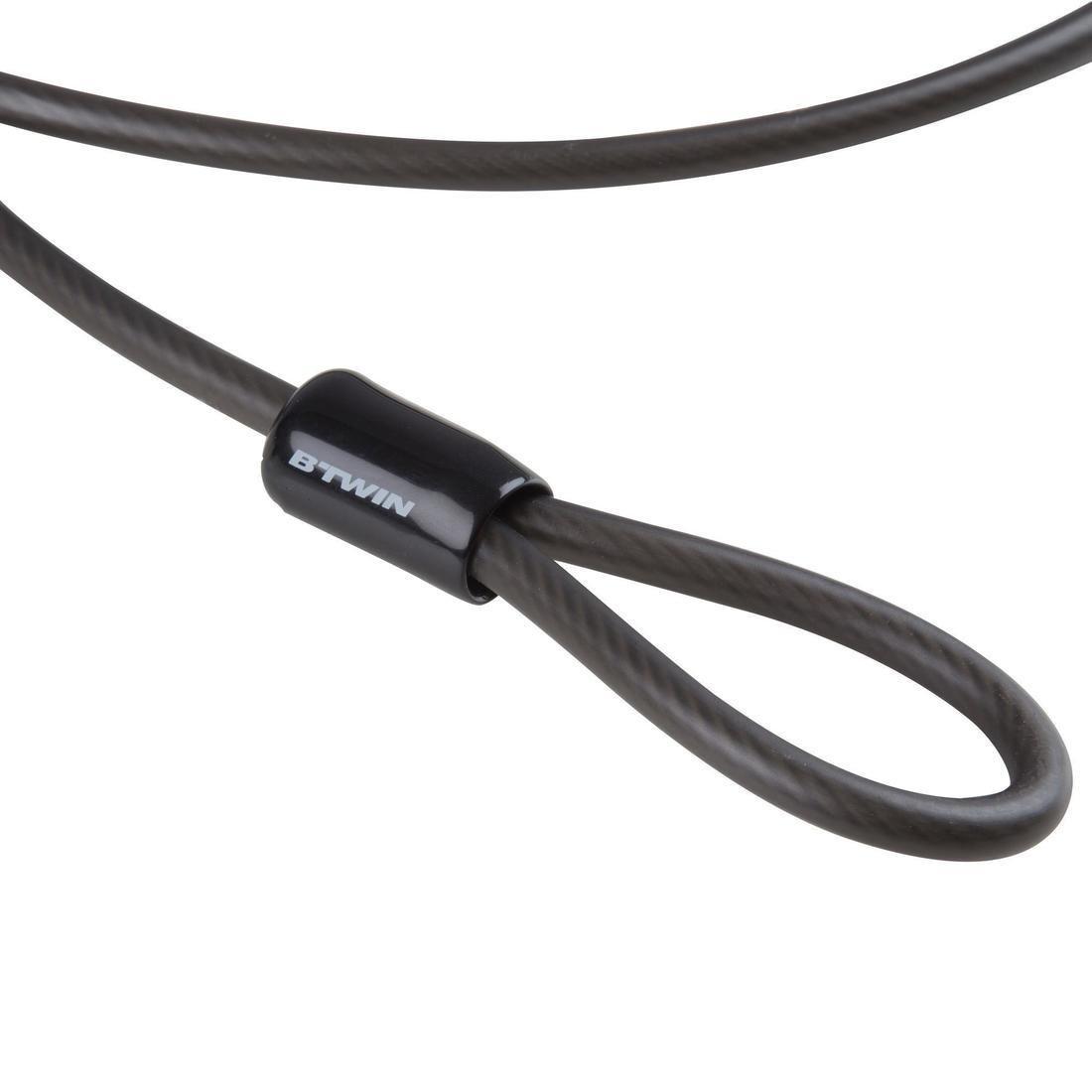 Bike Mini D Lock And Cable Set, Yellow, , large image number 4