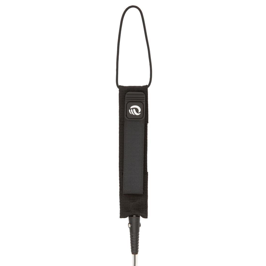 7 Mm Surfboard Leash 8In (240 Cm), Black, No Color, large image number 4