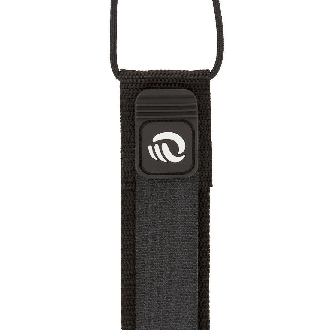 7 Mm Surfboard Leash 8In (240 Cm), Black, No Color, large image number 6