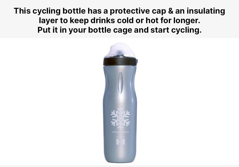 Isothermal Bike Bottle, No Color, medium